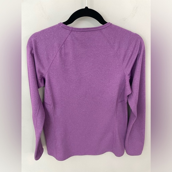 Patagonia Women's Capilene Midweight Crew Size Small Ikat Purple Baselayer.  3 - Picture 6 of 6